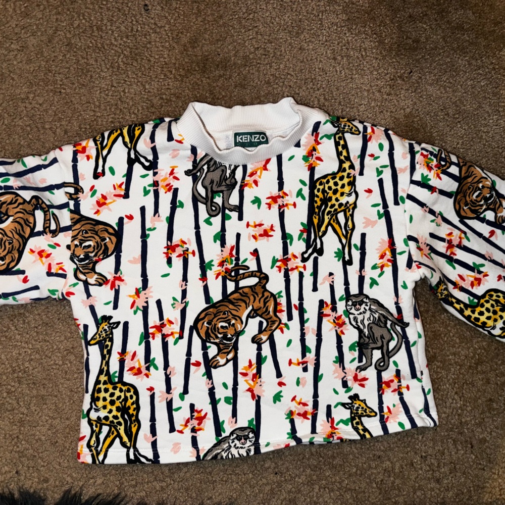 Girls Sz 10 Kenzo Seeatshirt